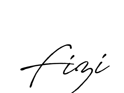 Use a signature maker to create a handwritten signature online. With this signature software, you can design (Antro_Vectra_Bolder) your own signature for name Fizi. Fizi signature style 7 images and pictures png