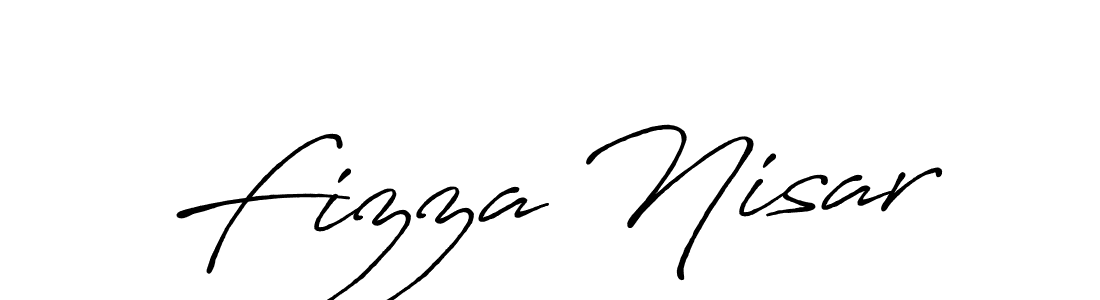 You should practise on your own different ways (Antro_Vectra_Bolder) to write your name (Fizza Nisar) in signature. don't let someone else do it for you. Fizza Nisar signature style 7 images and pictures png