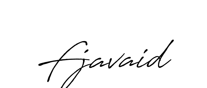 Fjavaid stylish signature style. Best Handwritten Sign (Antro_Vectra_Bolder) for my name. Handwritten Signature Collection Ideas for my name Fjavaid. Fjavaid signature style 7 images and pictures png