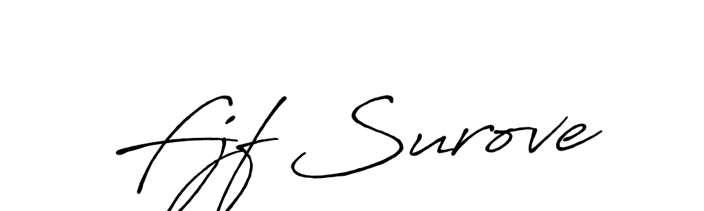 Antro_Vectra_Bolder is a professional signature style that is perfect for those who want to add a touch of class to their signature. It is also a great choice for those who want to make their signature more unique. Get Fjf Surove name to fancy signature for free. Fjf Surove signature style 7 images and pictures png