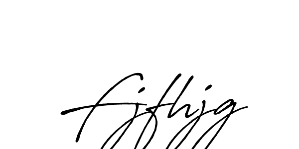 Use a signature maker to create a handwritten signature online. With this signature software, you can design (Antro_Vectra_Bolder) your own signature for name Fjfhjg. Fjfhjg signature style 7 images and pictures png