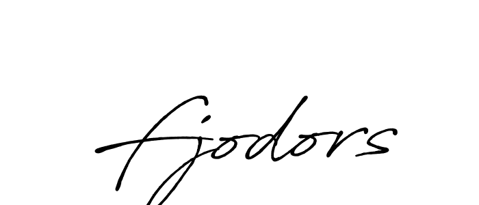 Fjodors stylish signature style. Best Handwritten Sign (Antro_Vectra_Bolder) for my name. Handwritten Signature Collection Ideas for my name Fjodors. Fjodors signature style 7 images and pictures png