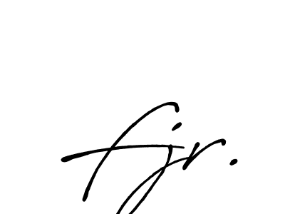 Use a signature maker to create a handwritten signature online. With this signature software, you can design (Antro_Vectra_Bolder) your own signature for name Fjr.. Fjr. signature style 7 images and pictures png