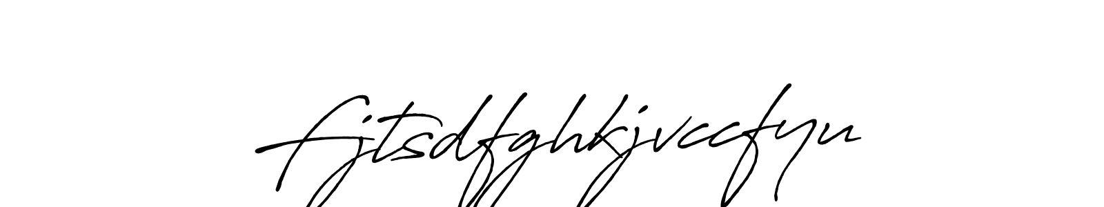 How to Draw Fjtsdfghkjvccfyu signature style? Antro_Vectra_Bolder is a latest design signature styles for name Fjtsdfghkjvccfyu. Fjtsdfghkjvccfyu signature style 7 images and pictures png