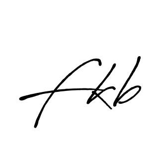 How to make Fkb signature? Antro_Vectra_Bolder is a professional autograph style. Create handwritten signature for Fkb name. Fkb signature style 7 images and pictures png