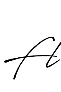 Also You can easily find your signature by using the search form. We will create Fl name handwritten signature images for you free of cost using Antro_Vectra_Bolder sign style. Fl signature style 7 images and pictures png