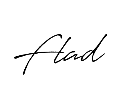 Flad stylish signature style. Best Handwritten Sign (Antro_Vectra_Bolder) for my name. Handwritten Signature Collection Ideas for my name Flad. Flad signature style 7 images and pictures png