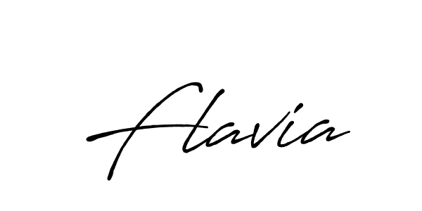 Also we have Flavia name is the best signature style. Create professional handwritten signature collection using Antro_Vectra_Bolder autograph style. Flavia signature style 7 images and pictures png