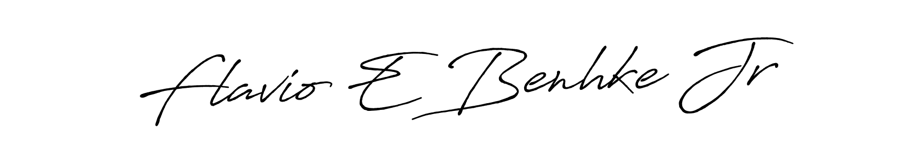 It looks lik you need a new signature style for name Flavio E Benhke Jr. Design unique handwritten (Antro_Vectra_Bolder) signature with our free signature maker in just a few clicks. Flavio E Benhke Jr signature style 7 images and pictures png