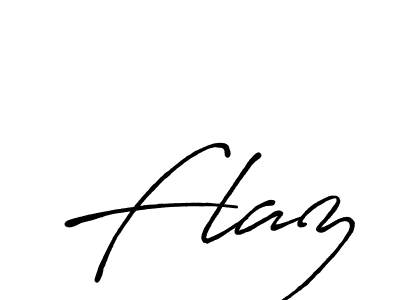 Make a beautiful signature design for name Flaz. With this signature (Antro_Vectra_Bolder) style, you can create a handwritten signature for free. Flaz signature style 7 images and pictures png