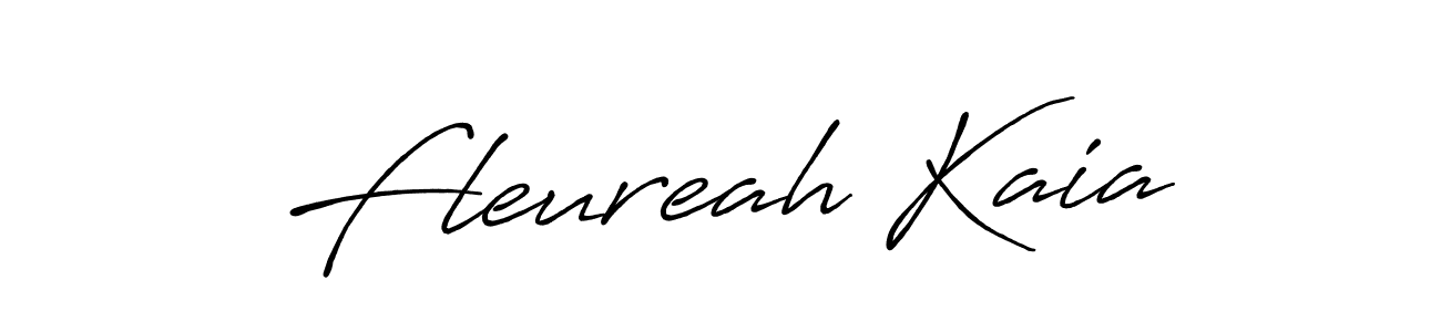 Use a signature maker to create a handwritten signature online. With this signature software, you can design (Antro_Vectra_Bolder) your own signature for name Fleureah Kaia. Fleureah Kaia signature style 7 images and pictures png