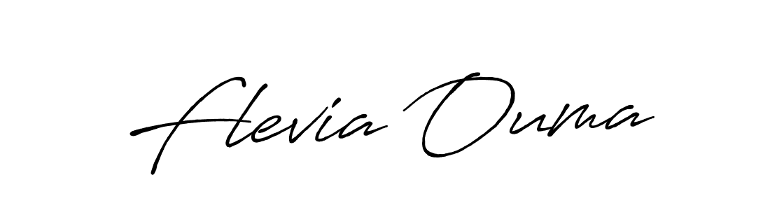 Design your own signature with our free online signature maker. With this signature software, you can create a handwritten (Antro_Vectra_Bolder) signature for name Flevia Ouma. Flevia Ouma signature style 7 images and pictures png