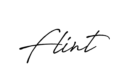 Design your own signature with our free online signature maker. With this signature software, you can create a handwritten (Antro_Vectra_Bolder) signature for name Flint. Flint signature style 7 images and pictures png