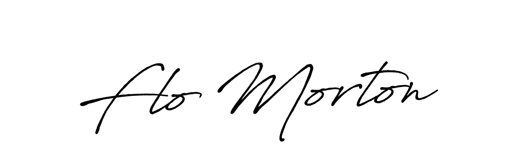 Also You can easily find your signature by using the search form. We will create Flo Morton name handwritten signature images for you free of cost using Antro_Vectra_Bolder sign style. Flo Morton signature style 7 images and pictures png