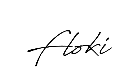 Make a beautiful signature design for name Floki. With this signature (Antro_Vectra_Bolder) style, you can create a handwritten signature for free. Floki signature style 7 images and pictures png