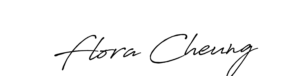 Also we have Flora Cheung name is the best signature style. Create professional handwritten signature collection using Antro_Vectra_Bolder autograph style. Flora Cheung signature style 7 images and pictures png