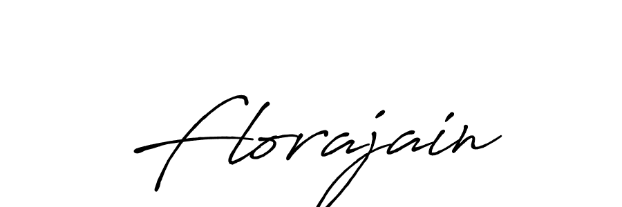 Florajain stylish signature style. Best Handwritten Sign (Antro_Vectra_Bolder) for my name. Handwritten Signature Collection Ideas for my name Florajain. Florajain signature style 7 images and pictures png