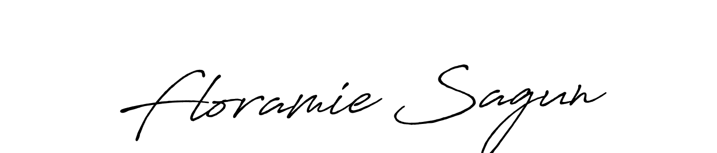 Make a beautiful signature design for name Floramie Sagun. Use this online signature maker to create a handwritten signature for free. Floramie Sagun signature style 7 images and pictures png