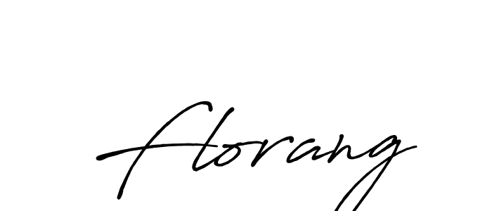 How to make Florang signature? Antro_Vectra_Bolder is a professional autograph style. Create handwritten signature for Florang name. Florang signature style 7 images and pictures png