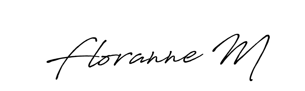 Once you've used our free online signature maker to create your best signature Antro_Vectra_Bolder style, it's time to enjoy all of the benefits that Floranne M name signing documents. Floranne M signature style 7 images and pictures png