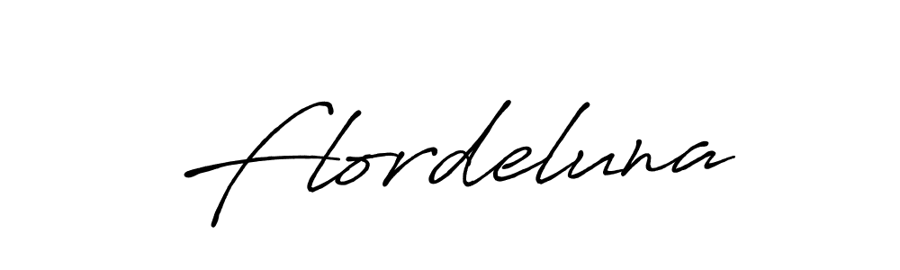 Similarly Antro_Vectra_Bolder is the best handwritten signature design. Signature creator online .You can use it as an online autograph creator for name Flordeluna. Flordeluna signature style 7 images and pictures png