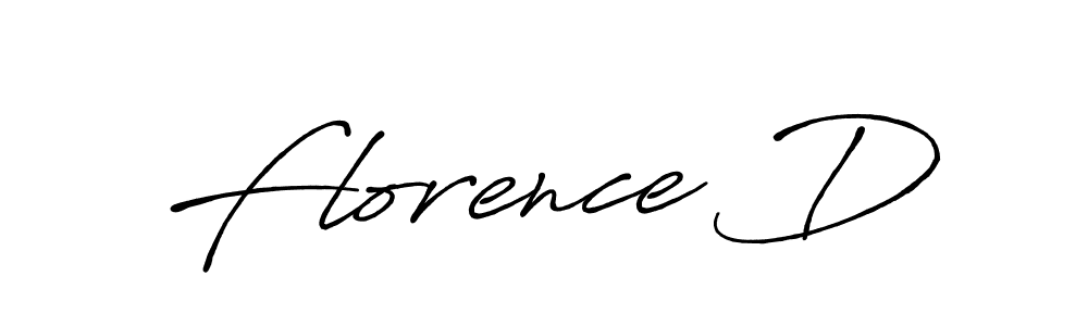 It looks lik you need a new signature style for name Florence D. Design unique handwritten (Antro_Vectra_Bolder) signature with our free signature maker in just a few clicks. Florence D signature style 7 images and pictures png