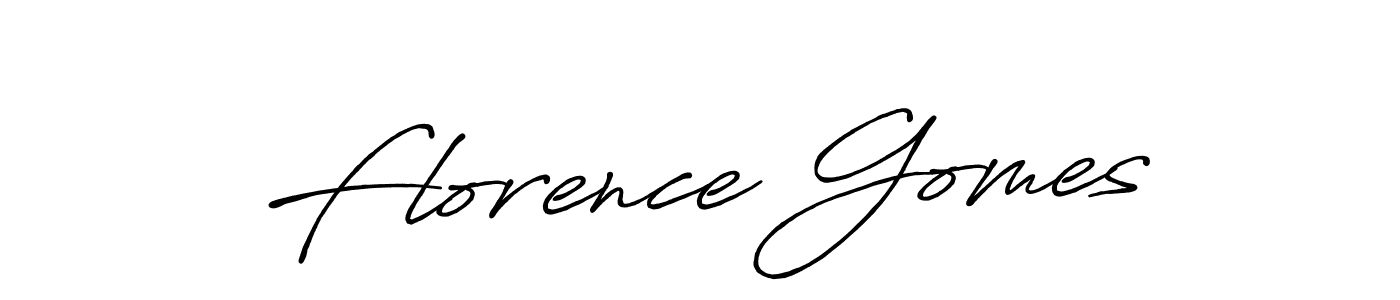 How to make Florence Gomes name signature. Use Antro_Vectra_Bolder style for creating short signs online. This is the latest handwritten sign. Florence Gomes signature style 7 images and pictures png