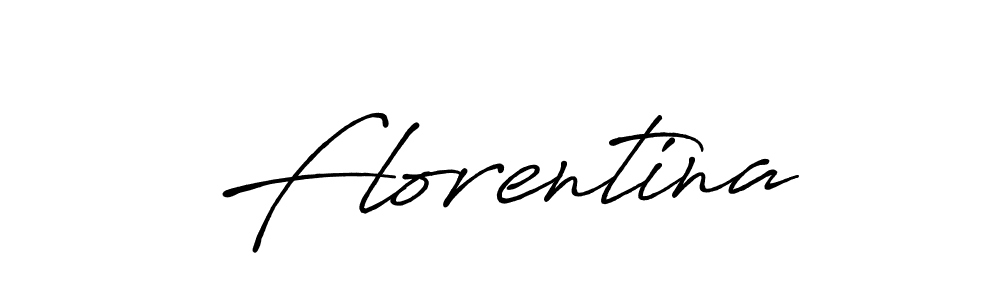 You should practise on your own different ways (Antro_Vectra_Bolder) to write your name (Florentina) in signature. don't let someone else do it for you. Florentina signature style 7 images and pictures png