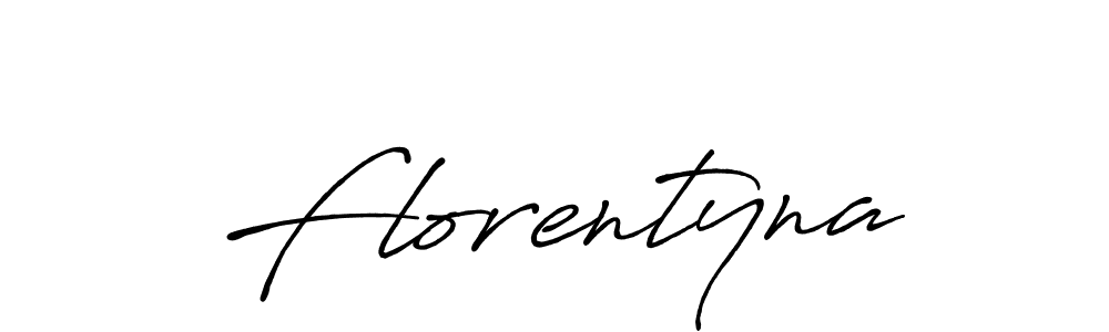 Make a beautiful signature design for name Florentyna. Use this online signature maker to create a handwritten signature for free. Florentyna signature style 7 images and pictures png