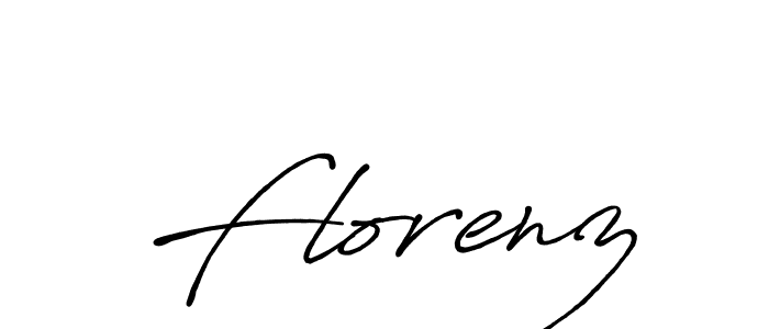 Design your own signature with our free online signature maker. With this signature software, you can create a handwritten (Antro_Vectra_Bolder) signature for name Florenz. Florenz signature style 7 images and pictures png