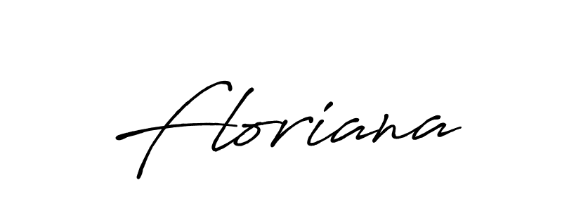 How to make Floriana name signature. Use Antro_Vectra_Bolder style for creating short signs online. This is the latest handwritten sign. Floriana signature style 7 images and pictures png