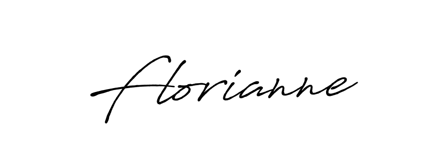 Make a beautiful signature design for name Florianne. With this signature (Antro_Vectra_Bolder) style, you can create a handwritten signature for free. Florianne signature style 7 images and pictures png