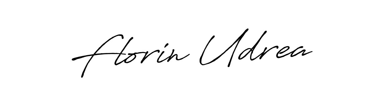 How to make Florin Udrea signature? Antro_Vectra_Bolder is a professional autograph style. Create handwritten signature for Florin Udrea name. Florin Udrea signature style 7 images and pictures png