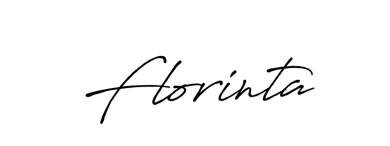 Design your own signature with our free online signature maker. With this signature software, you can create a handwritten (Antro_Vectra_Bolder) signature for name Florinta. Florinta signature style 7 images and pictures png