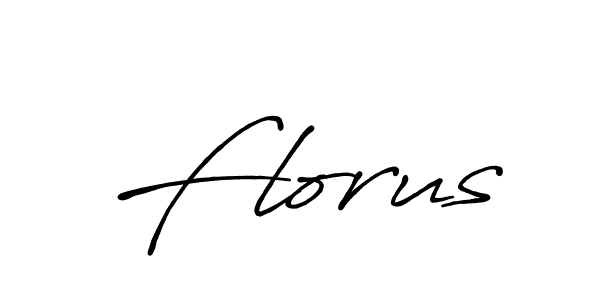 How to make Florus signature? Antro_Vectra_Bolder is a professional autograph style. Create handwritten signature for Florus name. Florus signature style 7 images and pictures png