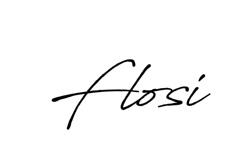 You should practise on your own different ways (Antro_Vectra_Bolder) to write your name (Flosi) in signature. don't let someone else do it for you. Flosi signature style 7 images and pictures png