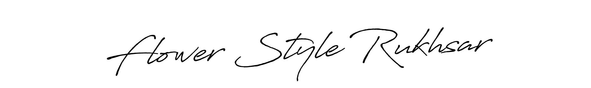 Once you've used our free online signature maker to create your best signature Antro_Vectra_Bolder style, it's time to enjoy all of the benefits that Flower Style Rukhsar name signing documents. Flower Style Rukhsar signature style 7 images and pictures png
