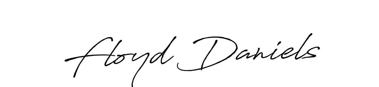 How to make Floyd Daniels name signature. Use Antro_Vectra_Bolder style for creating short signs online. This is the latest handwritten sign. Floyd Daniels signature style 7 images and pictures png