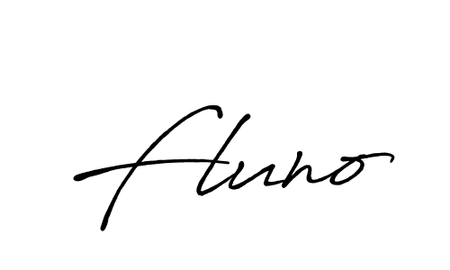 Create a beautiful signature design for name Fluno. With this signature (Antro_Vectra_Bolder) fonts, you can make a handwritten signature for free. Fluno signature style 7 images and pictures png