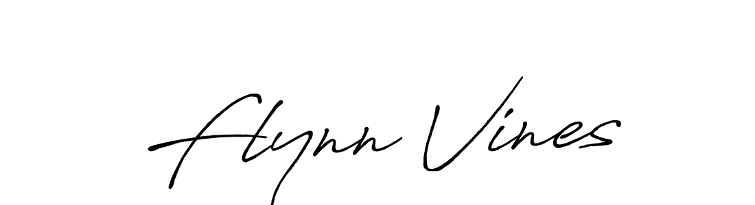Use a signature maker to create a handwritten signature online. With this signature software, you can design (Antro_Vectra_Bolder) your own signature for name Flynn Vines. Flynn Vines signature style 7 images and pictures png