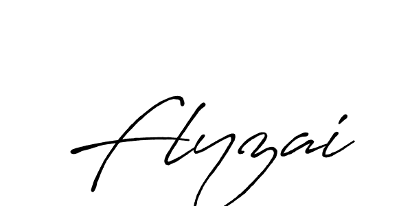 Create a beautiful signature design for name Flyzai. With this signature (Antro_Vectra_Bolder) fonts, you can make a handwritten signature for free. Flyzai signature style 7 images and pictures png