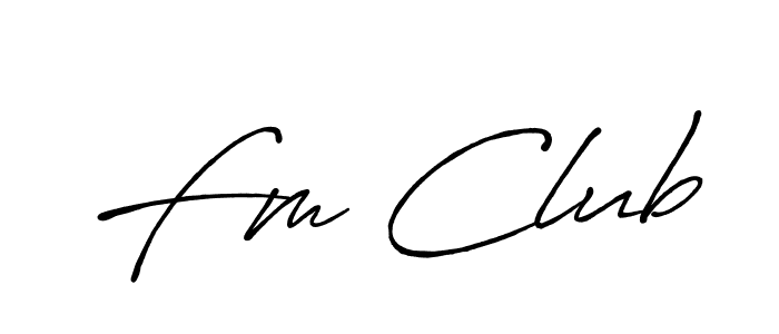 Check out images of Autograph of Fm Club name. Actor Fm Club Signature Style. Antro_Vectra_Bolder is a professional sign style online. Fm Club signature style 7 images and pictures png