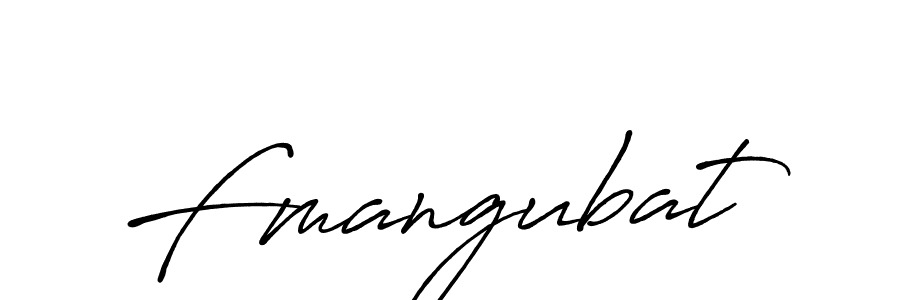 Make a beautiful signature design for name Fmangubat. With this signature (Antro_Vectra_Bolder) style, you can create a handwritten signature for free. Fmangubat signature style 7 images and pictures png