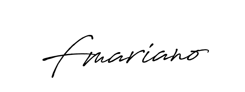 Create a beautiful signature design for name Fmariano. With this signature (Antro_Vectra_Bolder) fonts, you can make a handwritten signature for free. Fmariano signature style 7 images and pictures png