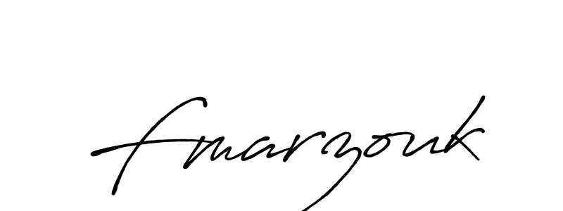 Use a signature maker to create a handwritten signature online. With this signature software, you can design (Antro_Vectra_Bolder) your own signature for name Fmarzouk. Fmarzouk signature style 7 images and pictures png