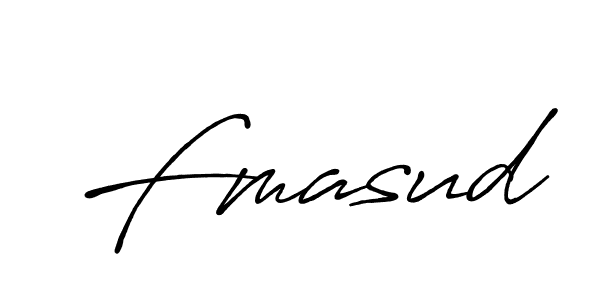 Fmasud stylish signature style. Best Handwritten Sign (Antro_Vectra_Bolder) for my name. Handwritten Signature Collection Ideas for my name Fmasud. Fmasud signature style 7 images and pictures png