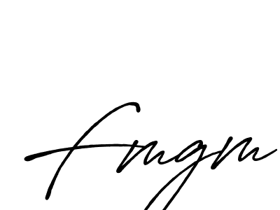 Design your own signature with our free online signature maker. With this signature software, you can create a handwritten (Antro_Vectra_Bolder) signature for name Fmgm. Fmgm signature style 7 images and pictures png