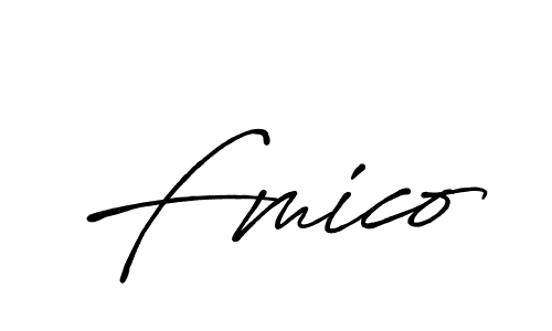 Best and Professional Signature Style for Fmico. Antro_Vectra_Bolder Best Signature Style Collection. Fmico signature style 7 images and pictures png