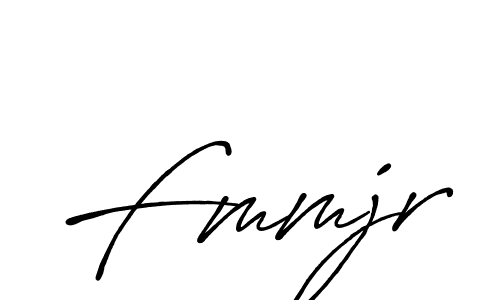 Design your own signature with our free online signature maker. With this signature software, you can create a handwritten (Antro_Vectra_Bolder) signature for name Fmmjr. Fmmjr signature style 7 images and pictures png