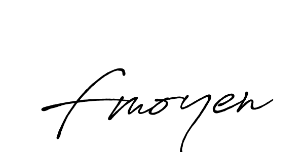 Design your own signature with our free online signature maker. With this signature software, you can create a handwritten (Antro_Vectra_Bolder) signature for name Fmoyen. Fmoyen signature style 7 images and pictures png